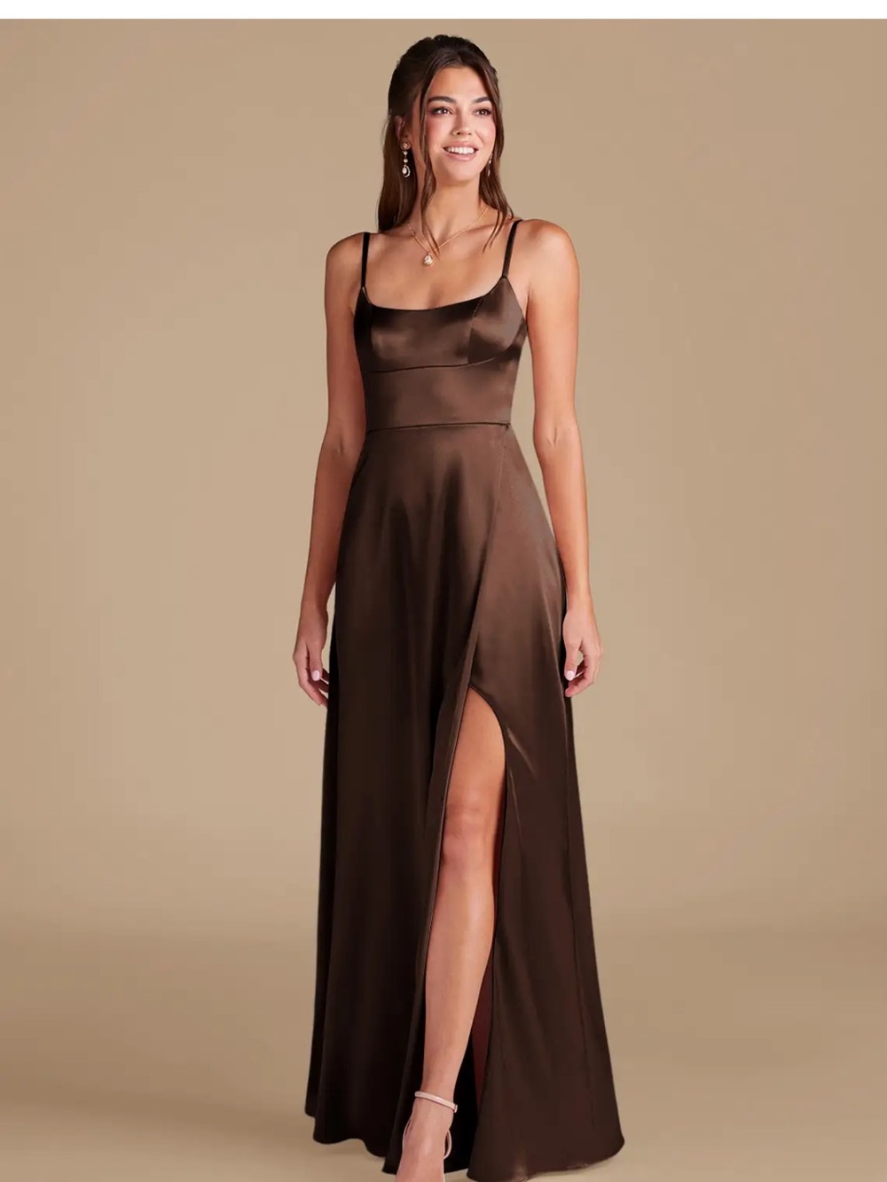 Azazie Halsey dress in Ganache